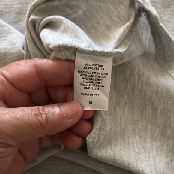 Gently Loved Tesla Heather Gray V-Neck Tee - Picture 8 of 8